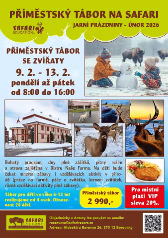 leták na příměstský tábor